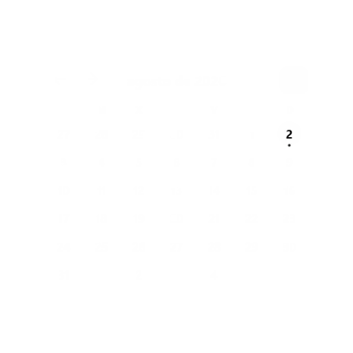 Calendario mensual — Vidrio oscuro